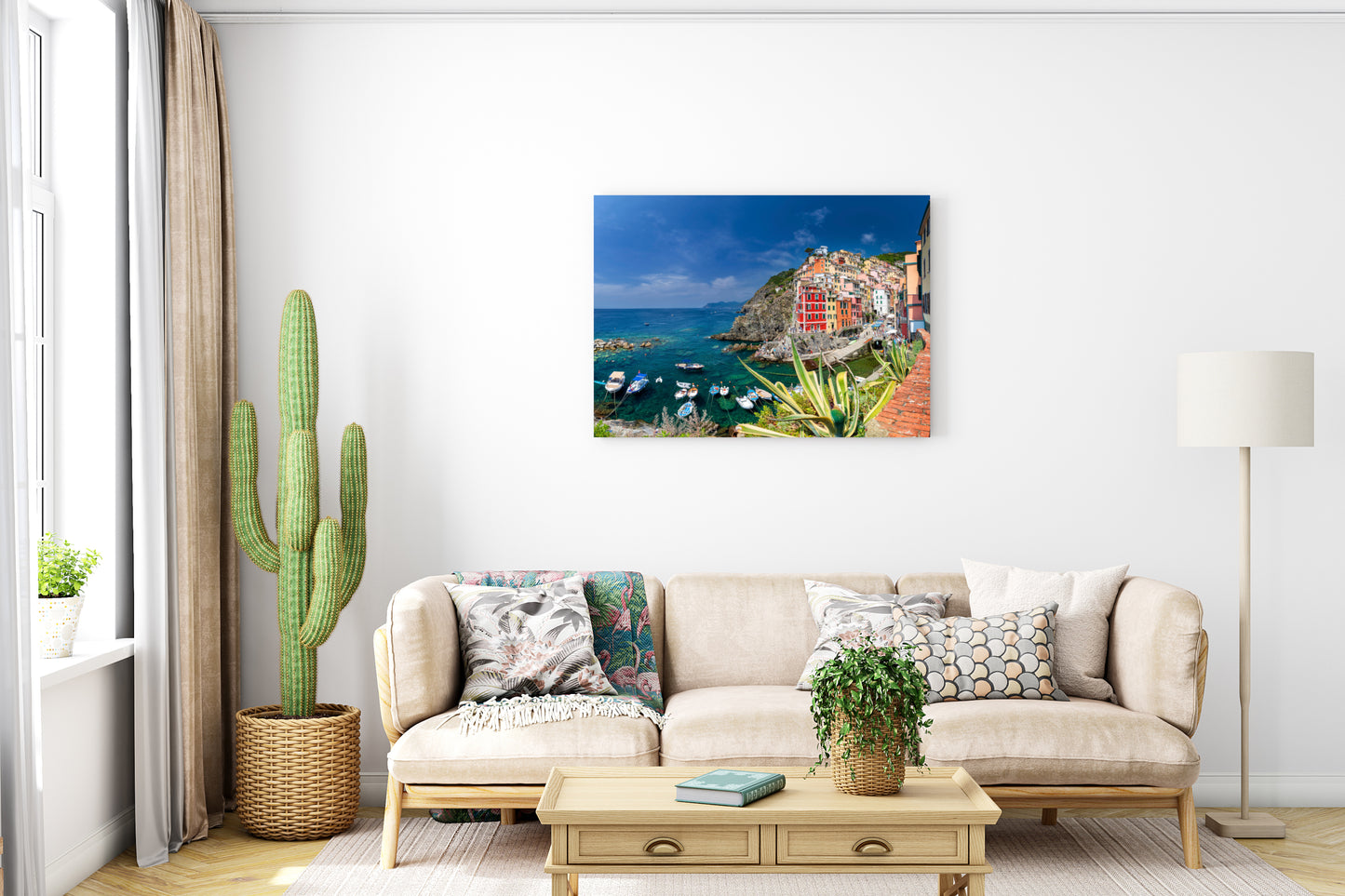 Colors of Cinque Terre Above the Waves